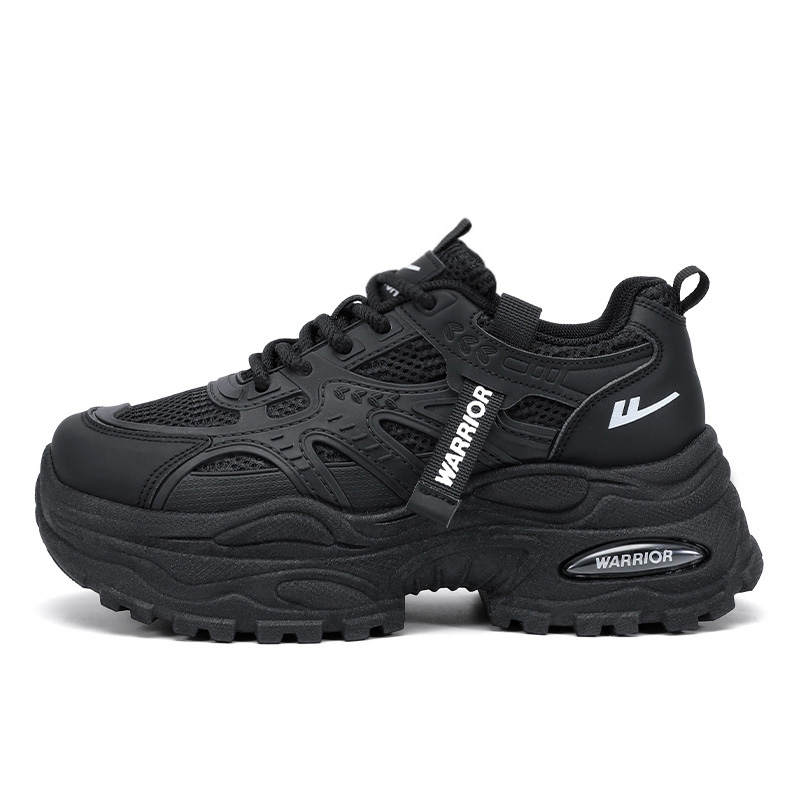 WARRIOR Warrior Cushioning Coverage Height Increasing Support Abrasion Resistant Low top Chunky Sneakers Women's