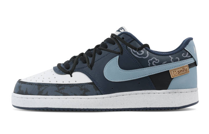 Nike Nike Court Vision Low Cloud Island Light Smile Low top Training Shoes Men's Blue