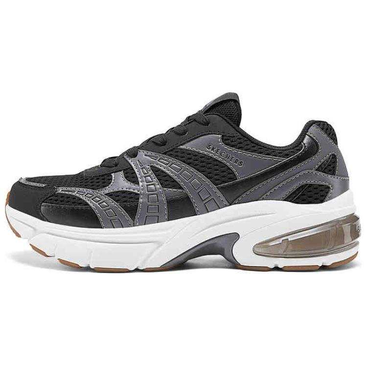 Skechers SHADOW Abrasion Resistant Abrasion Resistant Low top Chunky Sneakers Men's Black Gray