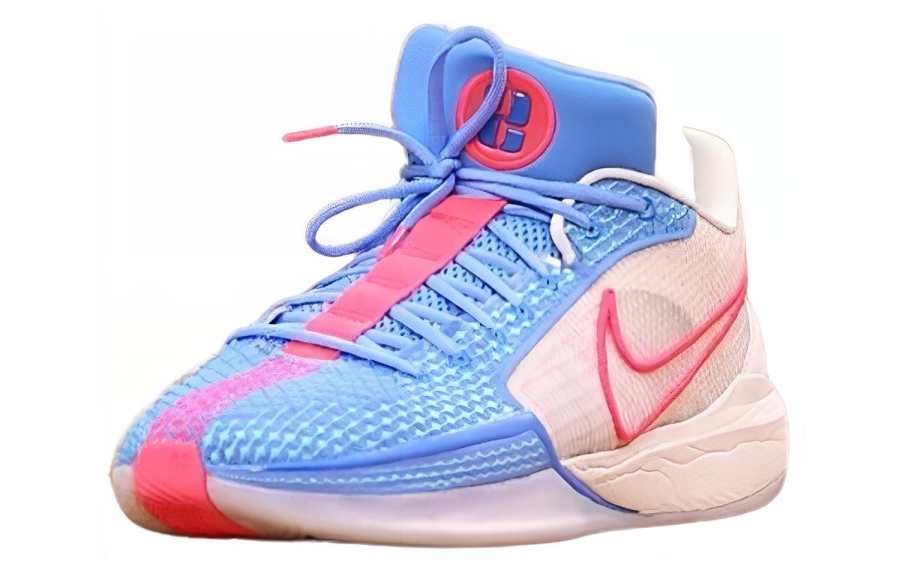 Nike Nike Sabrina 1 PE Abrasion Resistant Low top Basketball Shoes Women's Blue Pink White