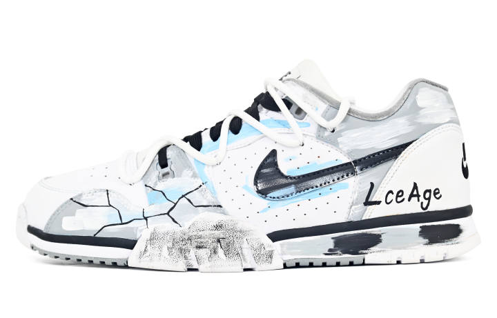 Nike Nike Air Cross Trainer Ice Age Slip Resistant Abrasion Resistant Low top Training Shoes Men's White