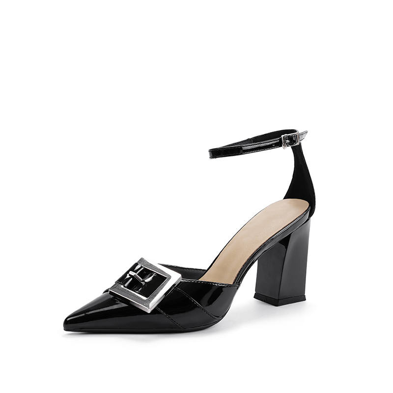 WALIBU Chunky Heel High Heels 8cm Women's