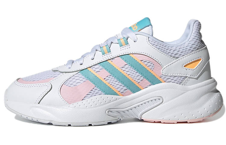 Adidas Neo Crazychaos Shadow Running Shoes White/Blue/Pink Women's