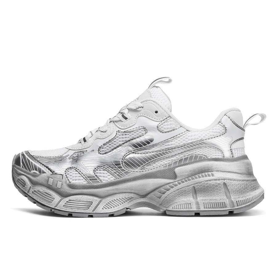 TEPOR Cushioning Height Increasing Abrasion Resistant Lightweight Breathable Slip Resistant Low top Chunky Sneakers