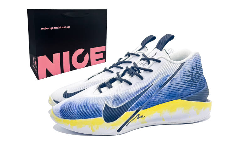 Nike Nike G.T. Jump Academy Shopping Bag, Blue Island Sun Cushioning Coverage Cushioning Coverage High top Basketball Shoes