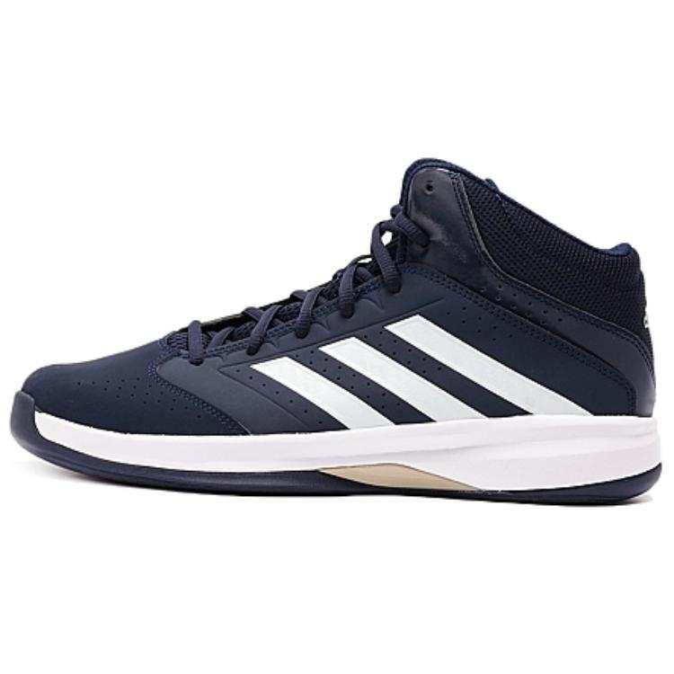 Adidas Adidas Slip Resistant Abrasion Resistant Slip Resistant Abrasion Resistant High top Basketball Shoes Men's Blue