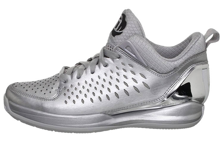 Adidas Adidas D Rose 3 Abrasion Resistant Abrasion Resistant Low top Performance Basketball Shoes Men's Silver