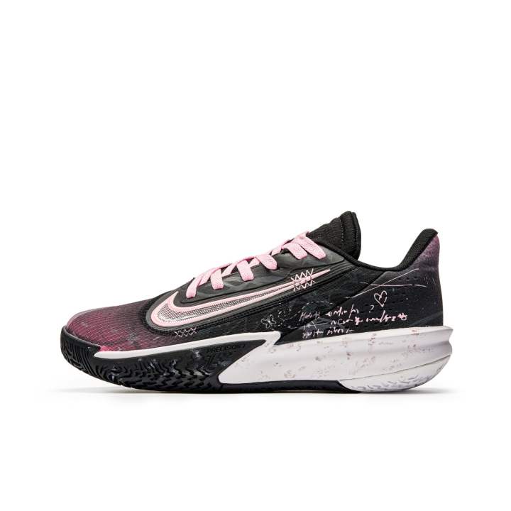 Nike Nike Precision 7 Low top Basketball Shoes Men's Black Pink