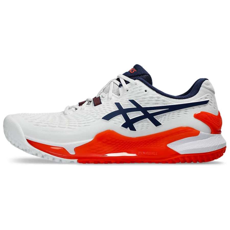 Asics Gel Resolution 9 Low top Tennis Shoes Men's White