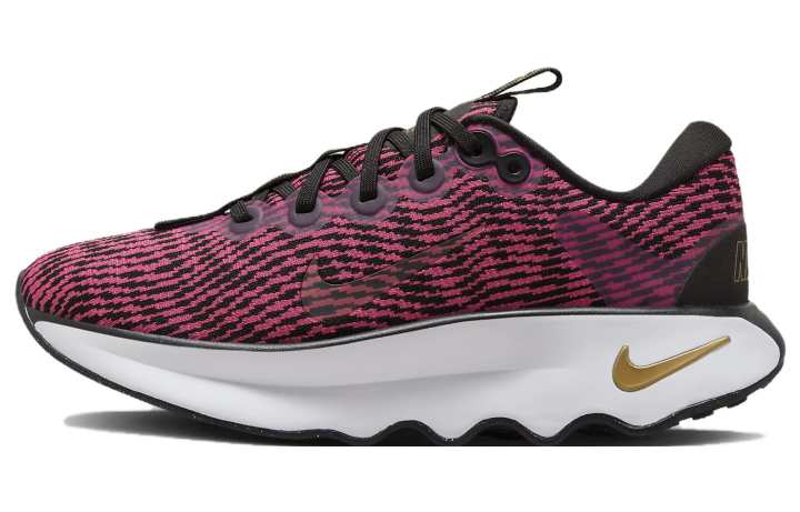 Nike Nike Motiva Black Metallic Gold White Fireberry Women's