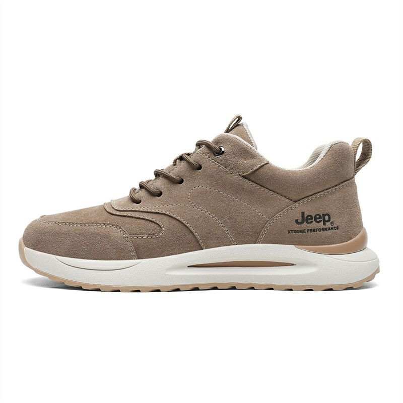 Jeep Suede, Textile Abrasion Resistant Breathable Low top Outdoor Mountaineering Hiking Shoes Men's