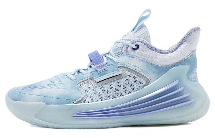 PEAK Tracer Shadow Abrasion Resistant Breathable Low top Basketball Shoes Men's Dream Blue