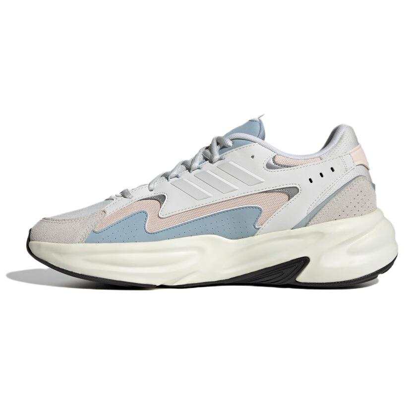 Adidas Adidas Ozwave Cushioning, Wear Resistant Low top Chunky Sneakers Unisex White Pink Blue