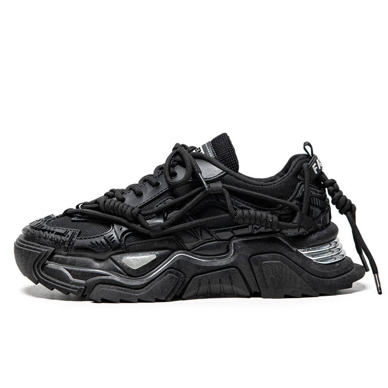 JKEM Slip Resistant Abrasion Resistant Slip Resistant Abrasion Resistant Low top Chunky Sneakers Men's