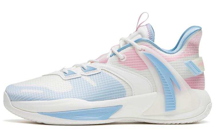 Anta Swoosh 2.0 GH Low top Cushioning Slip Resistant Abrasion Resistant Basketball Shoes Men's Blue White