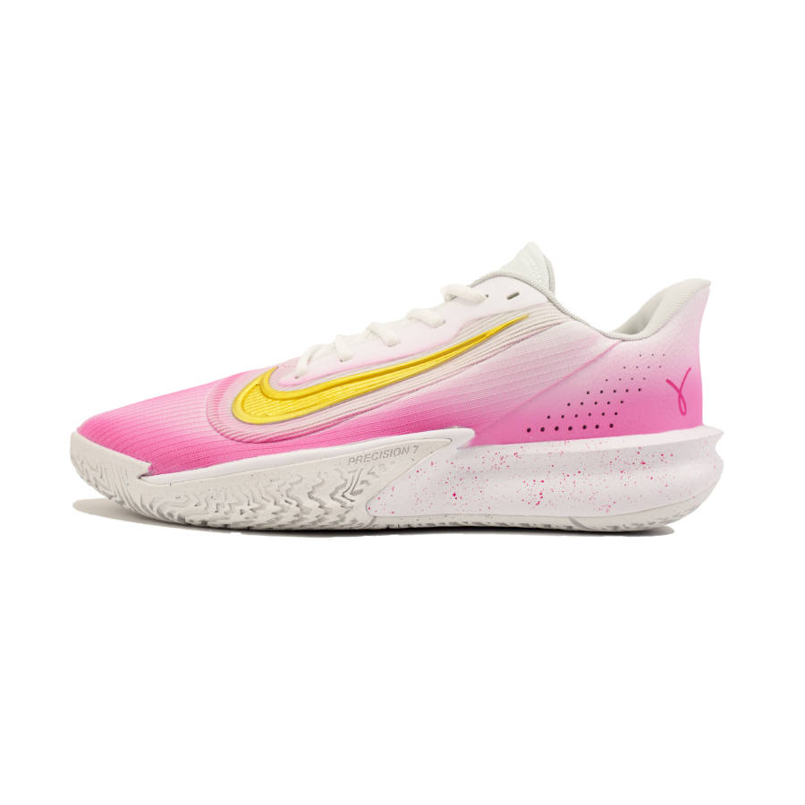 Nike Nike Precision 7 Low top Basketball Shoes Unisex White Pink