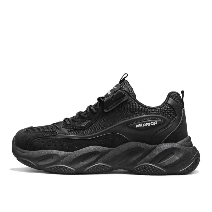 WARRIOR WARRIOR Chunky Sneakers Men's Low Top Black/Gray/Khaki