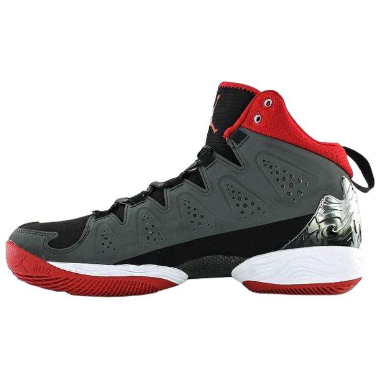 Jordan Jordan Melo M10 Slip Resistant Abrasion Resistant Mid top Basketball Shoes Unisex Gray