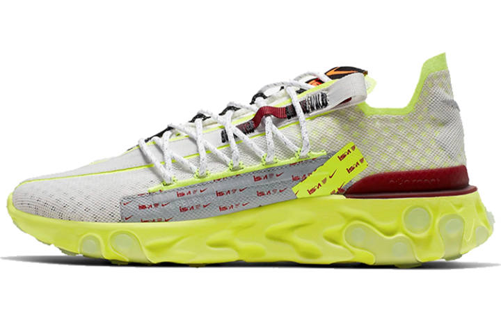 Nike Nike React Runner Ispa Platinum Tint Volt Glow Team Red