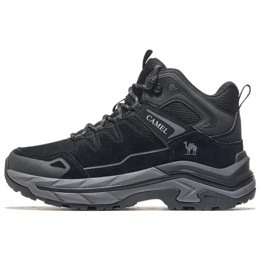 CAMEL Slip Resistant And Abrasion Resistant Coverage High top Mountaineering Shoes Men's