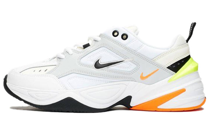 Nike Nike M2K Tekno Low top Chunky Sneakers Unisex White Orange Yellow
