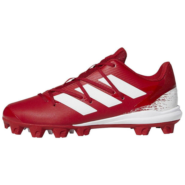 Adidas Adidas Adizero Afterburner 8 Mid Cleats 'Red'