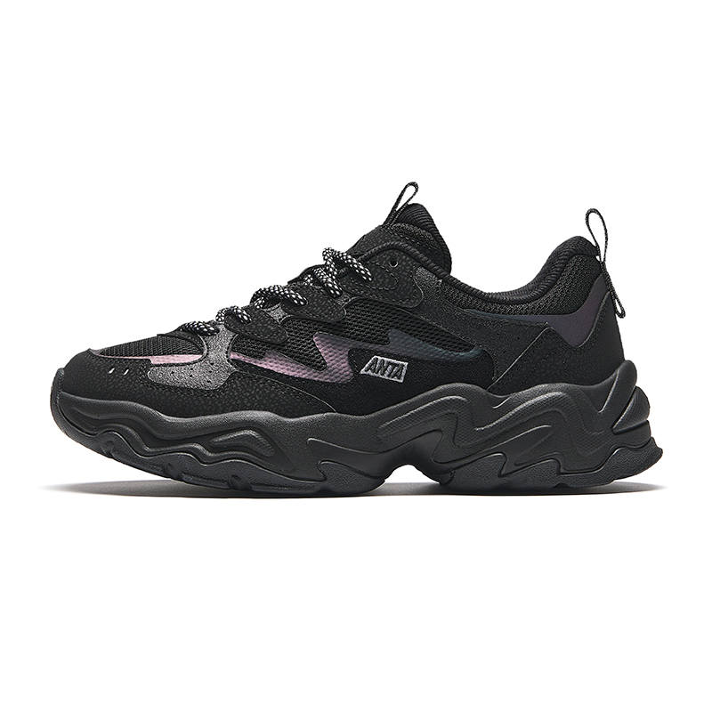 Anta Height Increasing Low top Chunky Sneakers Women's Black