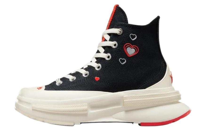Converse Run Star Legacy CX High top Canvas Shoes Unisex Black White