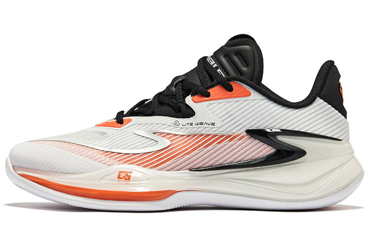Erke Qian Xun V2 Cushioning Abrasion Resistant Cushioning, Wear Resistant Mid top Basketball Shoes Men's Swan Colorway