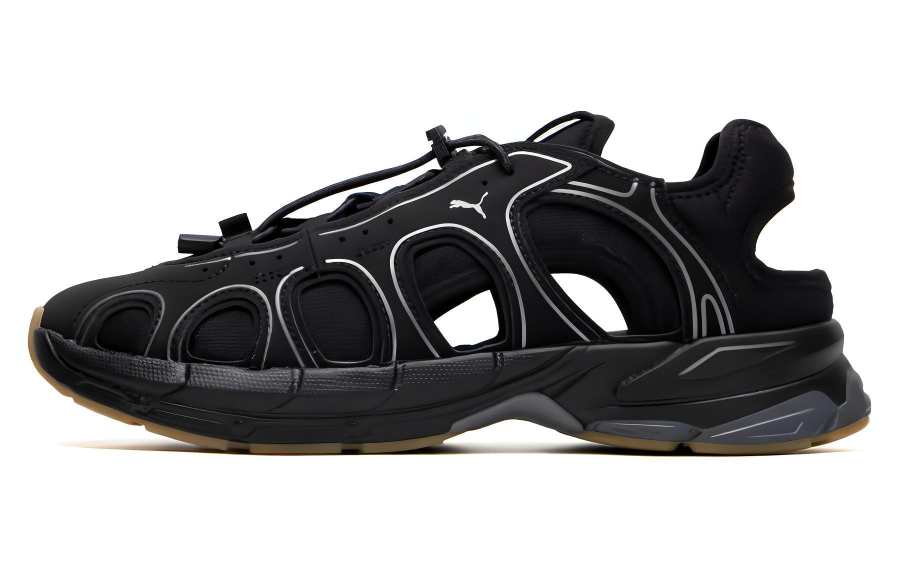 PUMA Velo Sandal Comfortable Breathable, Lightweight, And Abrasion Resistant River Trekking Shoes Unisex Black