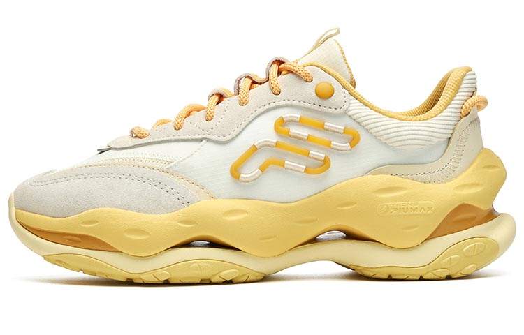 FILA FUSION Cheese Sneakers 'White Yellow' Women's