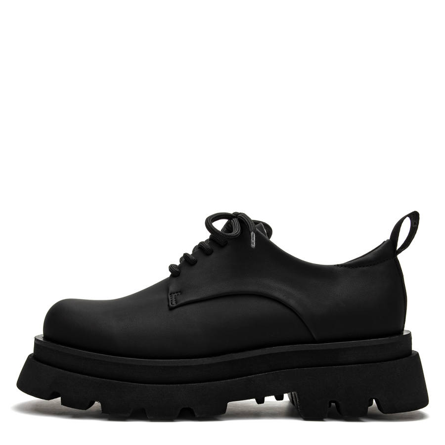Youthloser Platform Derby Casual Shoes Unisex Carbon Black