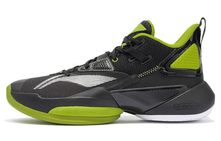 Li-Ning Li Ning Power 8 Abrasion Resistant Breathable Mid top Basketball Shoes Men's Juice Green