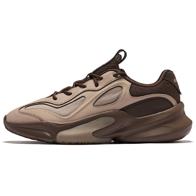 Erke Erke Derivation 2V2 Textile, Synthetic Leather Coverage Height Increasing Low top Chunky Sneakers Men's