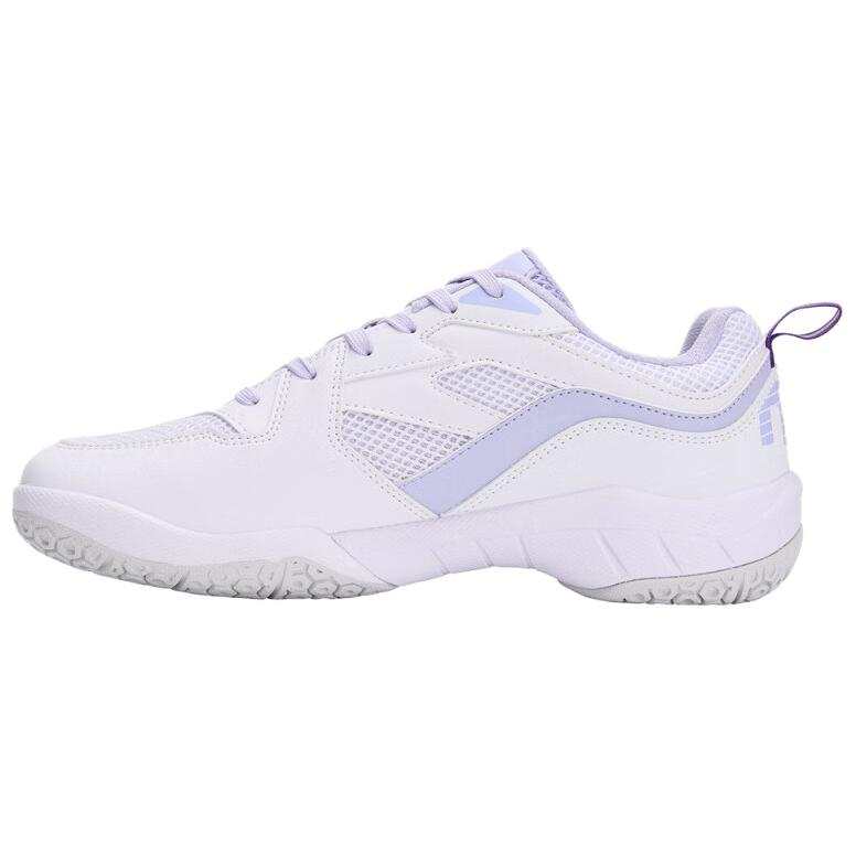 KUMPOO Nebula Mesh Cushioning Low top Badminton Shoes Unisex White Purple