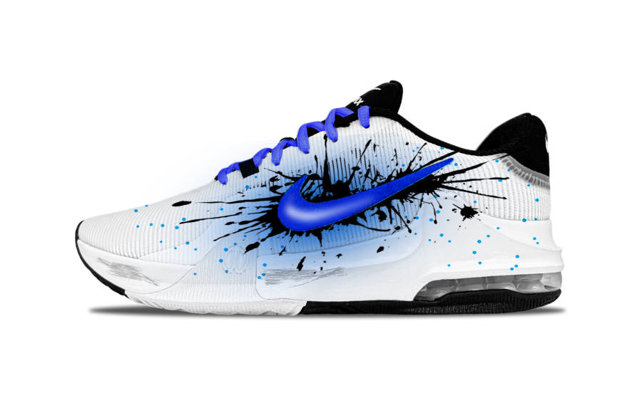 Nike Nike Air Max Impact 4 Yulan Venom Slip Resistant Slip Resistant Low top Basketball Shoes Men's Flame Blue