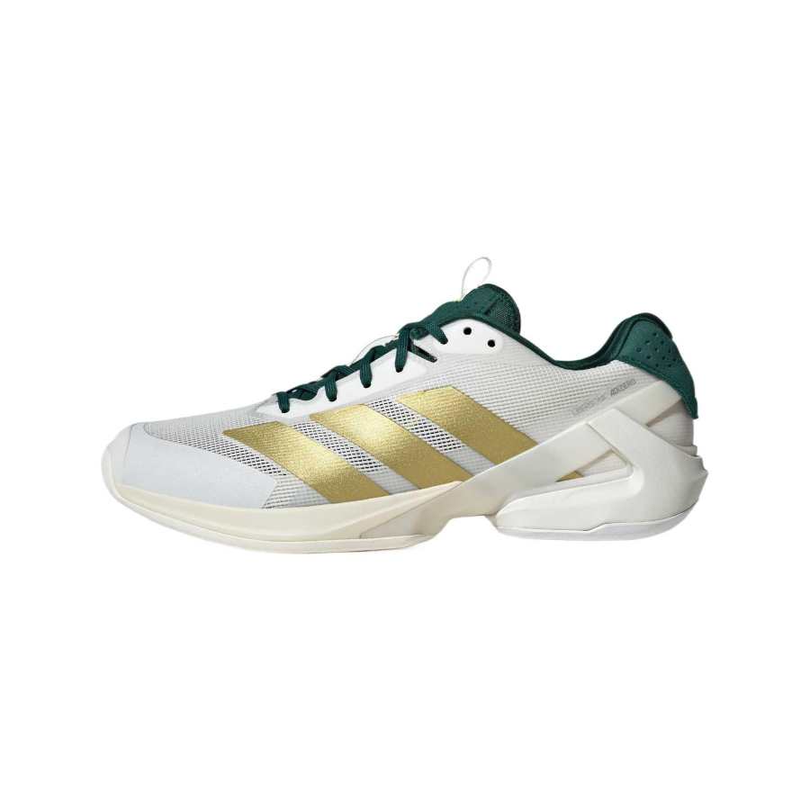 Adidas Adidas Adizero Ubersonic 5 Slip Resistant, Abrasion Resistant, Breathable Low top Tennis Shoes Men's Bright White