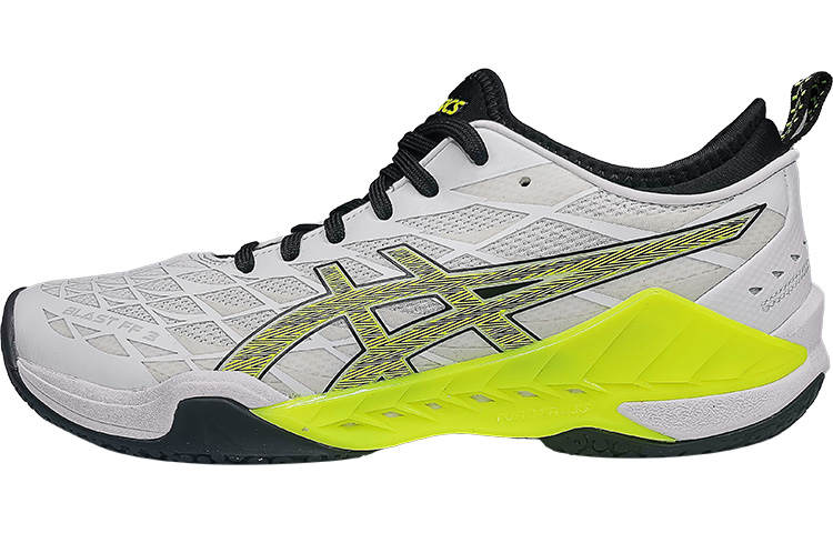 Asics Blast FF 3 Abrasion Resistant Low top Badminton Shoes Men's White