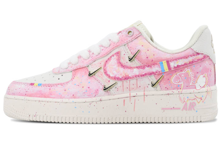 Nike Nike Air Force 1 Low top Skateboard Shoes Women's Pink