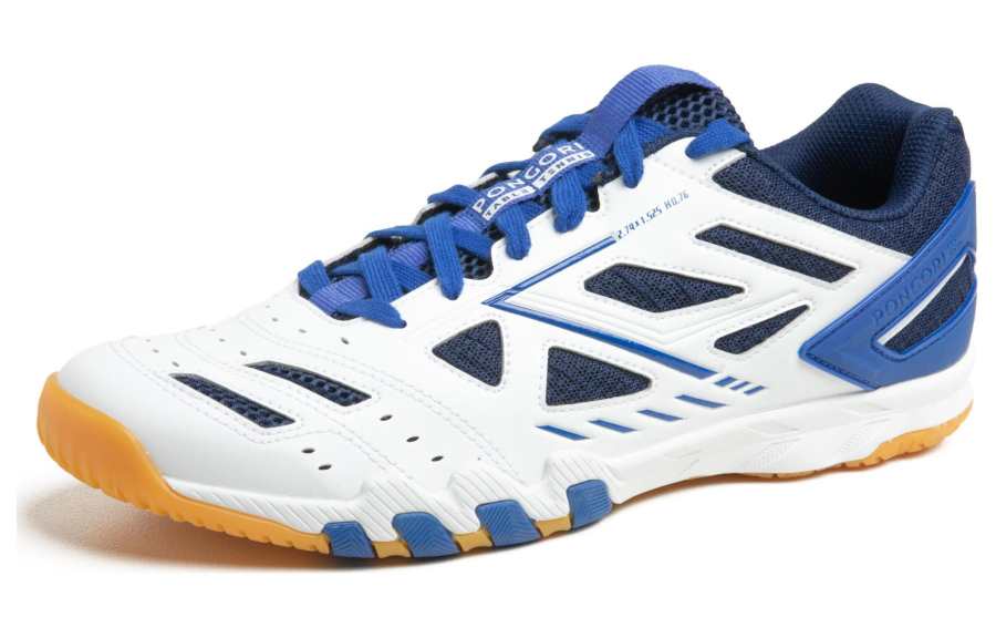 DECATHLON TTS 560 Cushioning Slip Resistant Cushioning, Wear Resistant Low top Table Tennis Shoes Unisex Blue White