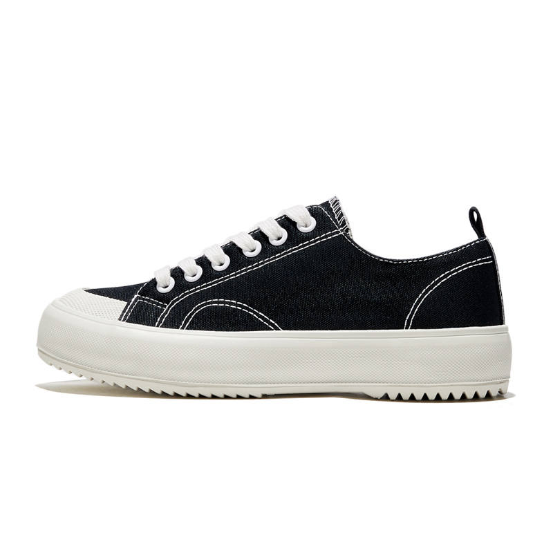 FEIYUE Abrasion-Resistant Breathable Low-top Canvas Shoes Women's Black