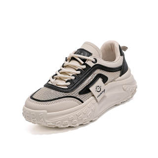 LINYOUJI Slip Resistant Abrasion Resistant Slip Resistant Abrasion Resistant Low top Chunky Sneakers Women's