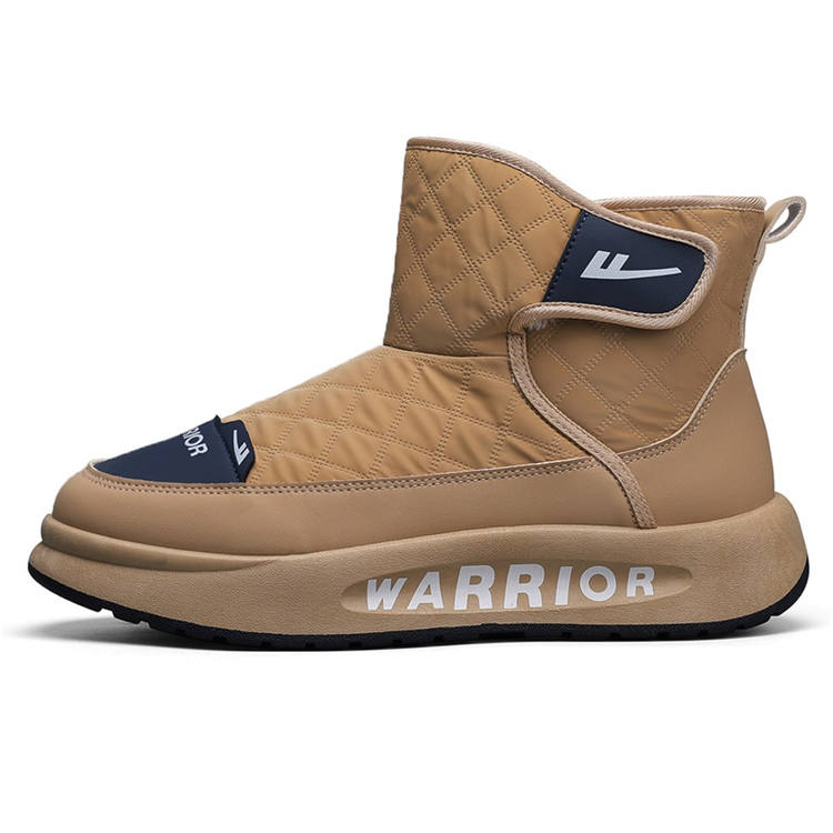 Warrior Thermal Cushioning Abrasion Resistant Thermal Cushioning Abrasion Resistant Short Snow Boots Men's Khaki