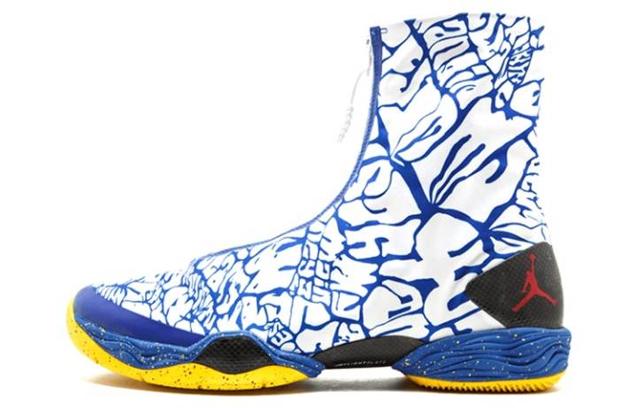 Jordan Jordan Air Jordan 28 Do The Right Thing High top Basketball Shoes Men's Leopard Print Blue