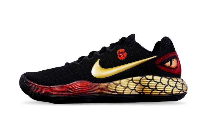 Nike Nike Hyperdunk 2017 Abrasion Resistant Low top Basketball Shoes Unisex Black