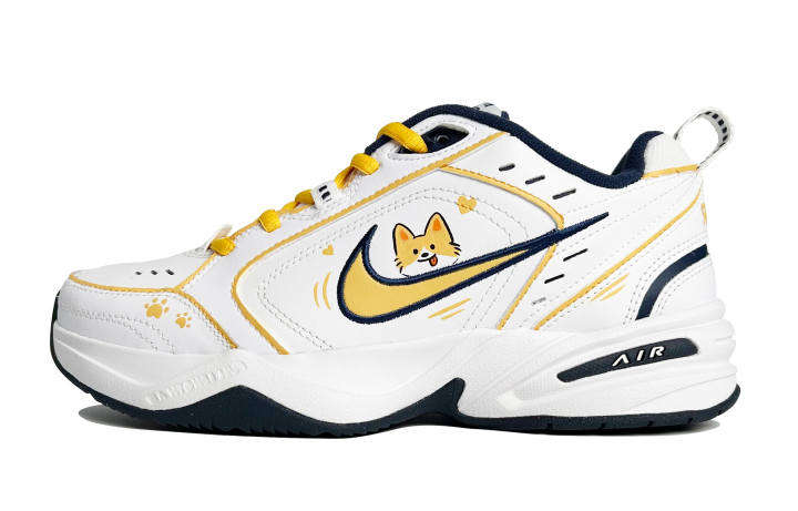 Nike Nike Air Monarch 4 Chunky Sneakers Unisex Low Top Yellow