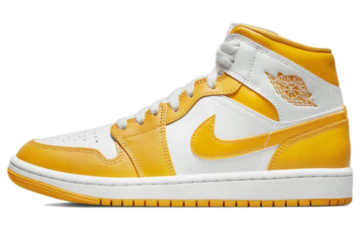 Jordan Jordan 1 Mid White University Gold Women's