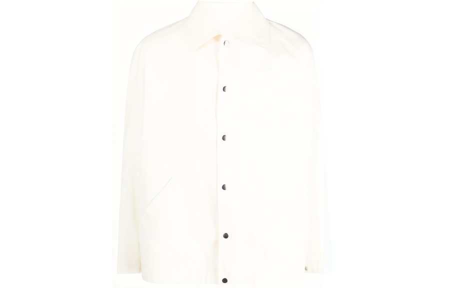 JIL SANDER JIL SANDER Logo Printed Long Sleeved Jacket