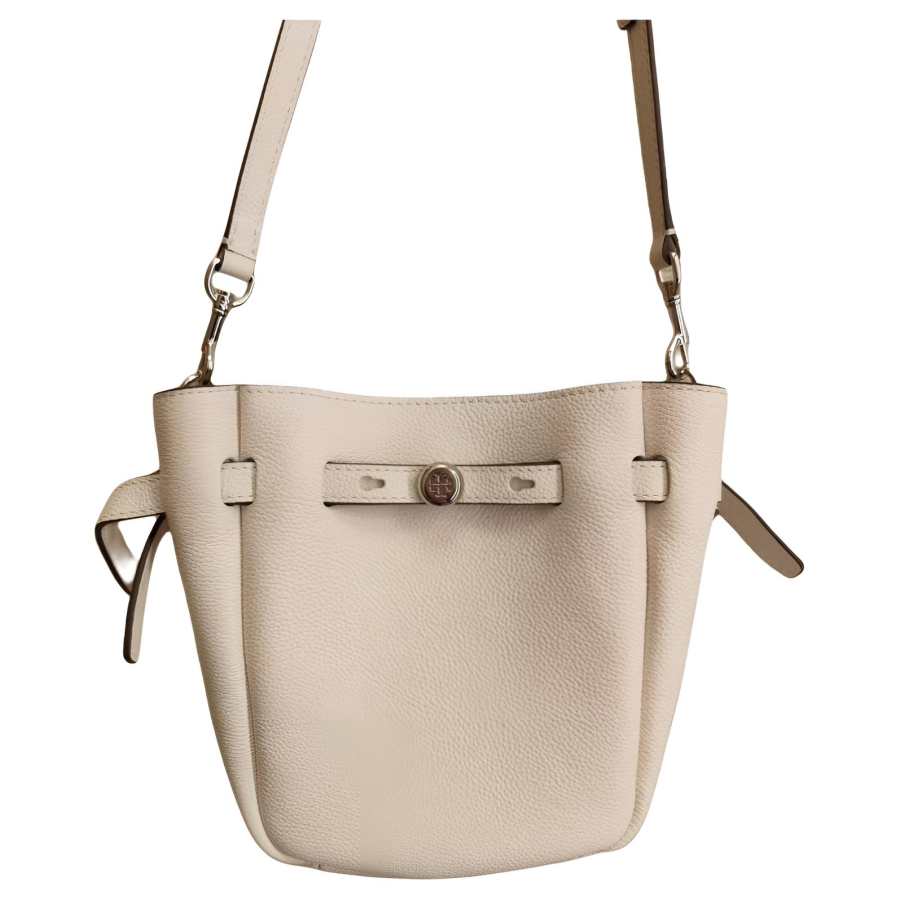 TORY BURCH Romy Cow Leather Crossbody Bags Small Women's Soft Pink