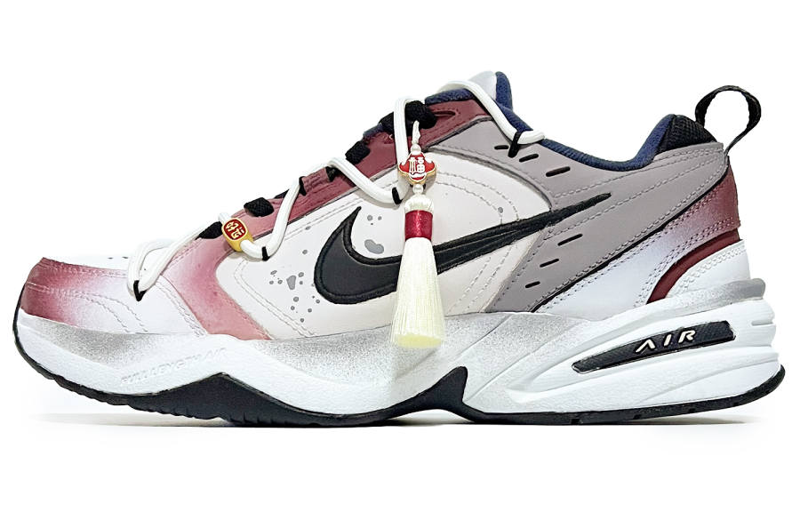 Nike Nike Air Monarch 4 Luxury Streetwear Outdoor Low top Chunky Sneakers Unisex Red
